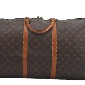 Authentic Louis Vuitton Monogram Keepall Bandouli… - image 1